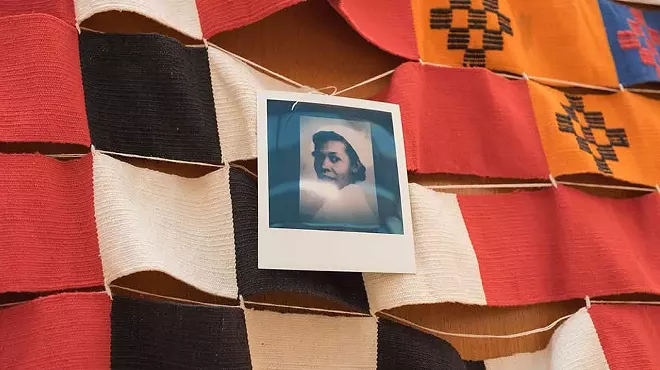 A glance into the ‘Warp & Weft’ exhibition, showcasing the fusion of traditional textiles with technological innovation.